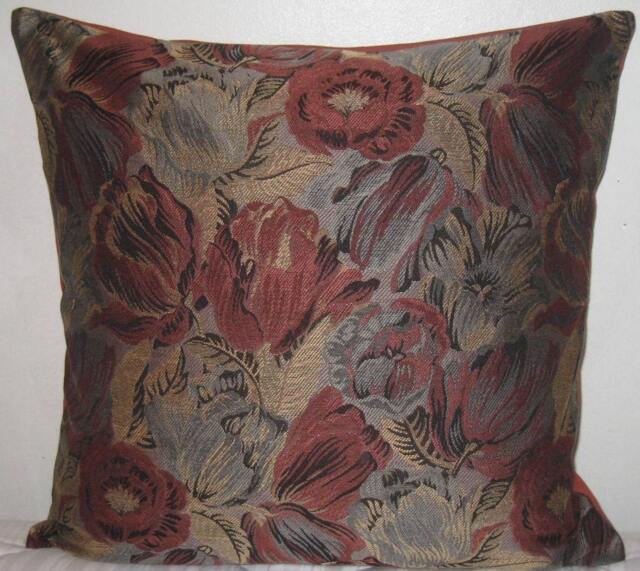 "Floral Decorative Pillow Cover-In 18""x18" - image 1