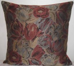"Floral Decorative Pillow Cover-In 18""x18"