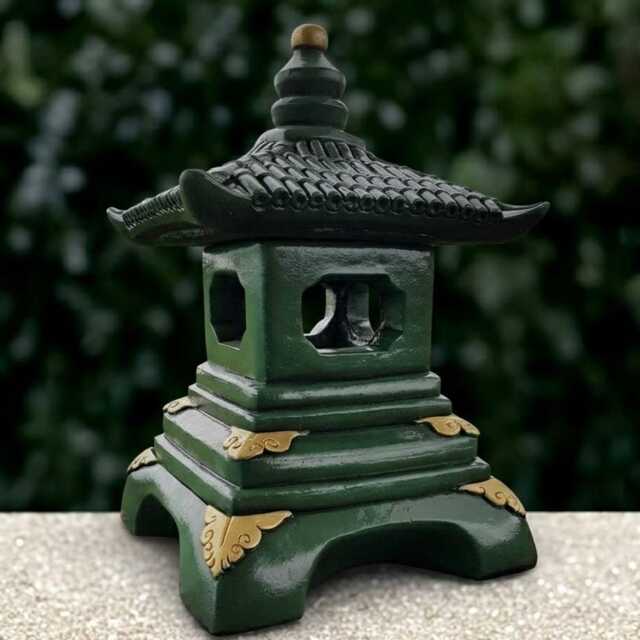 Unique Lantern Pagoda Statue Concrete Figurine Outdoor Decoration Zen Garden Ornament Front Door Sculpture Lover Gift - image 1