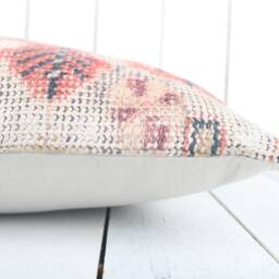 16x16 Turkish Kilim Pillow Cover Bohemian Accent Cushion - thumbnail 4