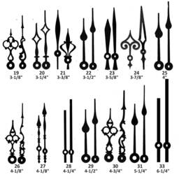 10 Continuous Motion High Torque Quartz Clock Movements - Super Quiet Extended Shafts With Hangers & Your Choice Of Hands - thumbnail 3