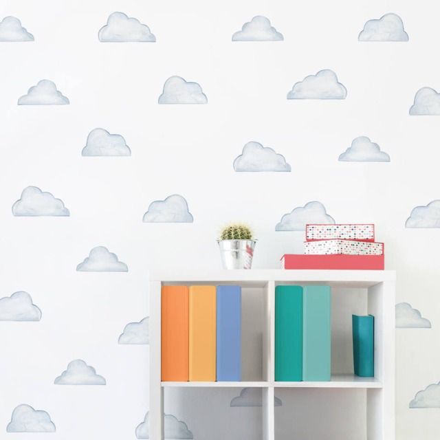Color Story Clouds - Fabric Wall Decal Mej - image 1