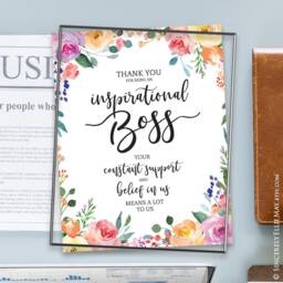 Best Boss Gifts Quotes - Inspirational You Print Printable Great As Wall Art Posters To Show Appreciation Your 40198 - thumbnail 3