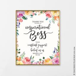 Best Boss Gifts Quotes - Inspirational You Print Printable Great As Wall Art Posters To Show Appreciation Your 40198 - thumbnail 1