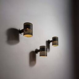 Swedish Bedroom Sconce Lighting, Mid Century Copper Wall Sconce, Modern Bedside Light Fixture, Unique Scandinavian Indoor Lamp - thumbnail 3