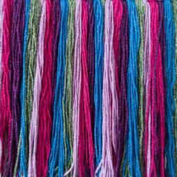 Handwoven Wool & Cotton Wall Tapestry Modern Art Deco - thumbnail 3