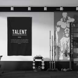 Talent Definition Flag Banner, Gym Wall Art, Motivational Office Decor, Inspirational Signs, Entrepreneur Home Sign Gift - thumbnail 3