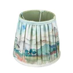 Handmade French Drum Lampshade With A Pleated Fabric, Lampshade, Table Lampshades, Lamp Shade - thumbnail 3