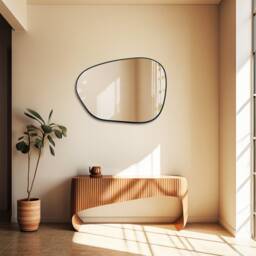 Irregular Mirror Home Decor, Asymmetrical Wall Bathroom Mirror, Hanging, Gift For Couples, Housewarming Gift, Wedding