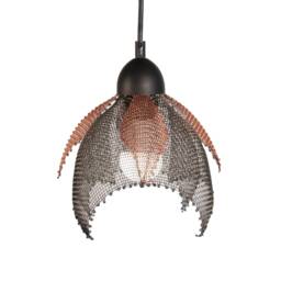steel Wire Mesh Pendant Light, Sculptural Hanging Lamp - 10 - thumbnail 2