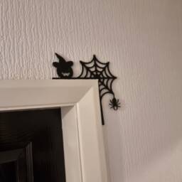 Halloween Door Topper, Shelf Decor, Wall Quirky Home Interior Gift, Door Decoration, Halloween Decor - thumbnail 2