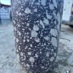 xlarge Calacatta Viola Marble Planter Handmade Luxury Garden Vase - thumbnail 2