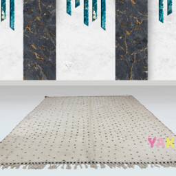 Yakiti - 5X12Ft Moroccan Rug, Beni Ourain Area Modern Wool Living Room Beniourain Handmade Soft Carpet, 156 cm X 356 - thumbnail 2