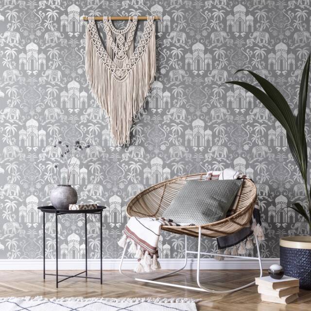 Wall Stencil Elephant Wall Stencil For Painting Mumbai Indian Diy Decor Wallpaper Walls Boho - image 1