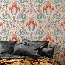 Wall Stencil Elephant Wall Stencil For Painting Mumbai Indian Diy Decor Wallpaper Walls Boho - thumbnail 2