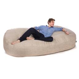 Luxury Chenille Sofa Bed Bean Bag Handmade in The Uk, Beans Included, Multiple Sizes Available - thumbnail 2