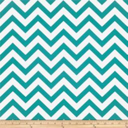 "Turquoise Outdoor Pillow -Summer Pillow-Chevron Cover-Patio Pillow16"", 17"", 18"", 20"" 24"" 26"