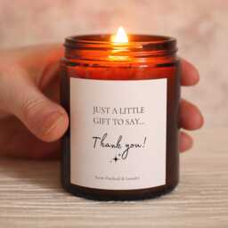 Thank You Candle Gift, Appreciation Small Present, Gift For Friend, Teacher Or Coworker, Thoughtful Idea - thumbnail 2