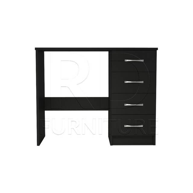 Black Dressing Table Ready Assembled