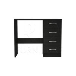 Black Dressing Table Ready Assembled