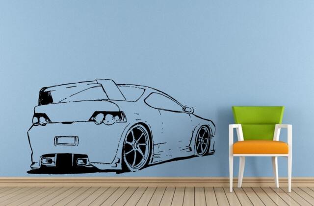 Sports Car Racing Concept Vehicle Supercar Tuner Wall Decal Vinyl Sticker Mural Room Decor L1536 - image 1