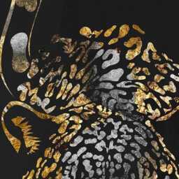 Black Jaguar Canvas Print, Sarah Manovski Artwork, Wild Animal Wall Art, Home Decor - thumbnail 3