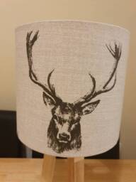 stag Lampshade, Handmade Table Ceiling Pendant, Lamp Shade, Lampshades