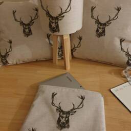 stag Lampshade, Handmade Table Ceiling Pendant, Lamp Shade, Lampshades - thumbnail 3