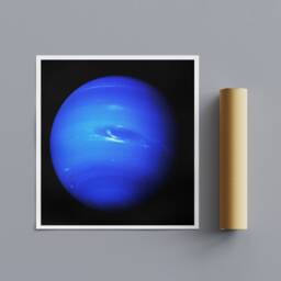 Neptune Planet - Space Wall Art Wrapped Framed Canvas Rolled Photo/Poster Print - thumbnail 3