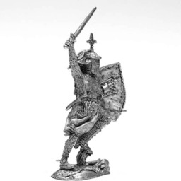 54mm Soldier Guillaume Balnis. Italian Knight Xii Century 132 Scale Figure - thumbnail 3
