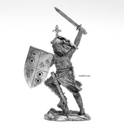 54mm Soldier Guillaume Balnis. Italian Knight Xii Century 132 Scale Figure - thumbnail 2