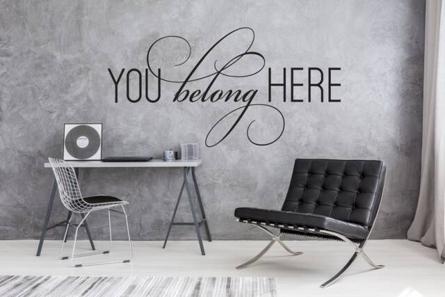 "Vinyl Wall Art Decal - ""You Belong Here" - image 1