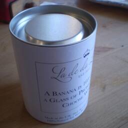 Luxury English Prosecco Scented Natural Soy Candle, Recycled Wine Bottle Votive, Banana 105 Calories, A Glass Of Is 80 Choose Wisely - thumbnail 4