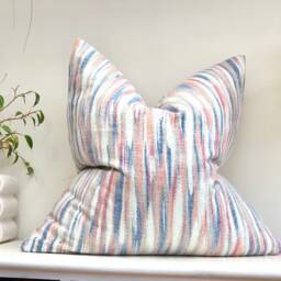 Ikat Pillow Cover Southwestern Home Decor Hand Made Double Sided All Sizes - thumbnail 2