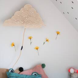 Plywood Cloud Wall Lamp - thumbnail 4