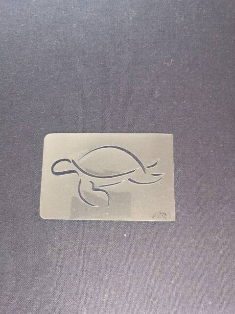 Turtle Stencil, Flexible, Reusable, 125Micron, Wall Decor, Home Decor, Furniture Painting, Card Making, Craft Stencil From Bitofeverythingbyb