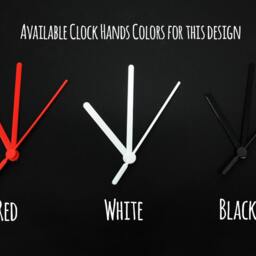 Custom Name Whatever, You're Late Anyway Hand Symbol/Oval Beige - Wall Clock - thumbnail 3
