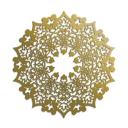 3D Persian Mandala, Decorative Openwork Panel, Stylish Wall Decor, Ornate Graphics, Orient Style Wood Art, Ornament - thumbnail 2