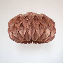 Lighting-Handmade Rosewood Bloom Pendant Light-Wood Light-Chandelier Lighting - Ceiling Light-Table Lampshade-Floor Lampshade - thumbnail 2