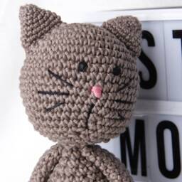Crocheted Music Box Cat - thumbnail 2