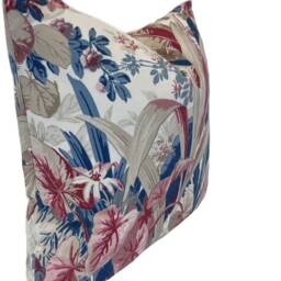 Lisa Fine Tallulah Pink/Peacock Cushion Cover Pillow Double Sided - thumbnail 3