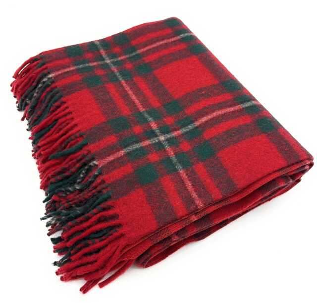 Soft Wool Tartan Blanket - 70x60 Inches Soft, Warm & Timeless Macgregor - image 1