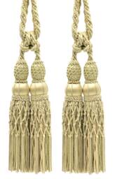 "D??copro Curtain & Drapery Double Tassel Tieback, Length 10"" - 25cm, Spread 38" - thumbnail 1