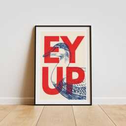 Ey Up Duck 02 Poster Northern-Inspired Quote Poster, Charming Wall Art, Bold Home Decor, Yorkshire Print, Living Room Cool Prints - thumbnail 2