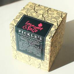 Essential Oil Candle Coconut Wax, Frosted Glass, Bamboo Lid, Hand-Poured - thumbnail 2