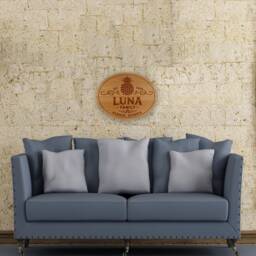 Personalized Pineapple Sign Engraved Wood Family Name Wall Art - thumbnail 3