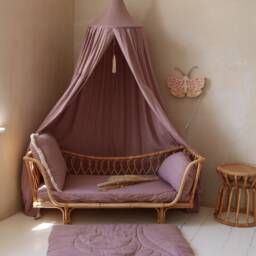 Lilac Moon Linen Baby Play Mat - Boxkleed - thumbnail 4