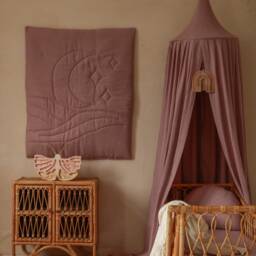 Lilac Moon Linen Baby Play Mat - Boxkleed - thumbnail 3