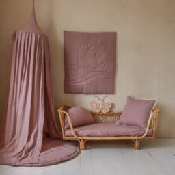 Lilac Moon Linen Baby Play Mat - Boxkleed - thumbnail 2