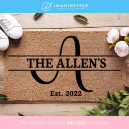 Best Seller Personalized Custom Doormat - Rug With Name Realtor Monogram Housewarming Gift Selling - thumbnail 3